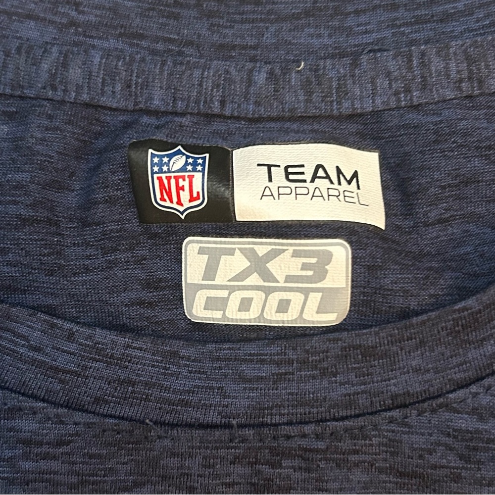 ๐ 3/$30 Houston Texans NFL Team Apparel Blue Lightweight Long Sleeve Mens Large - Picture 3 of 4
